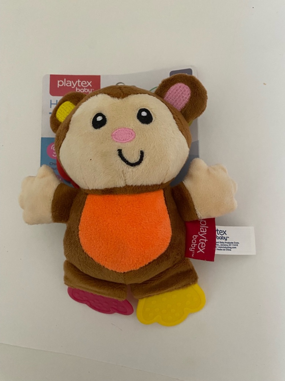 Playtex Baby Plush Happy Monkey Teether Rattler